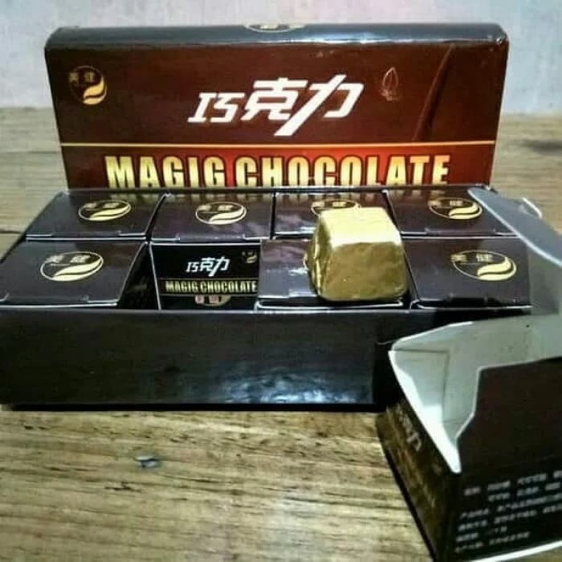 1 box 8 pcs Magic Chocolate -Candy Stamina for men & women,enhancing libido