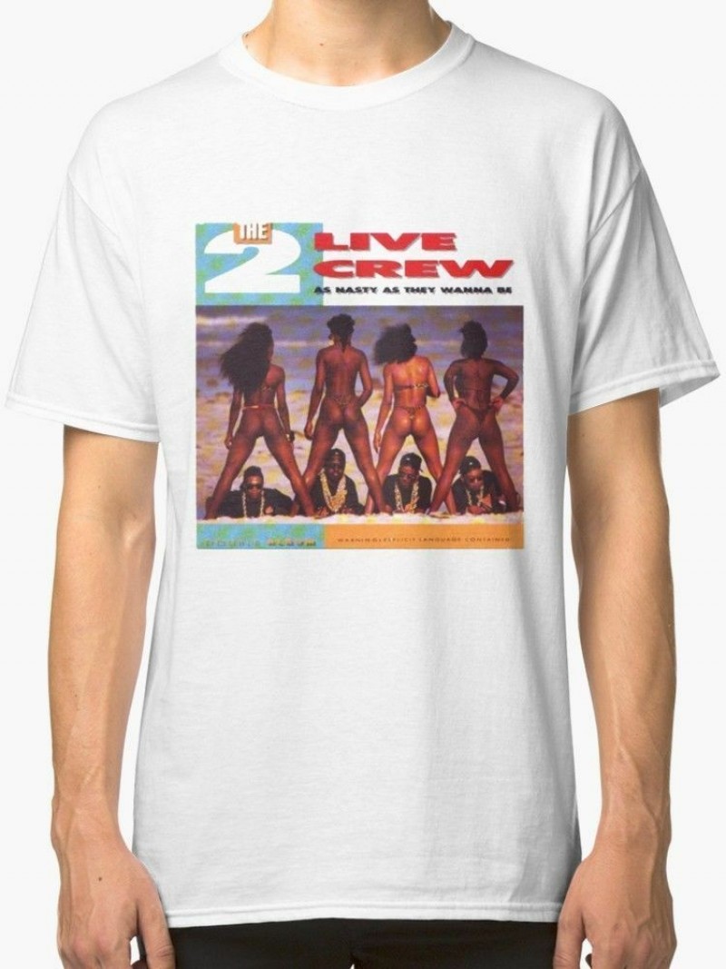 2 Live Crew New Men's White LOGO T Shirt
