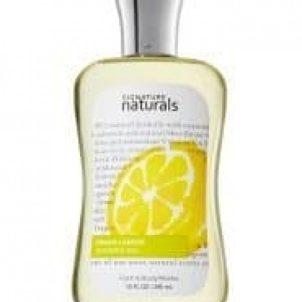 Bath & Body Works Signature Naturals Fresh Lemon Shower Gel 10 fl oz