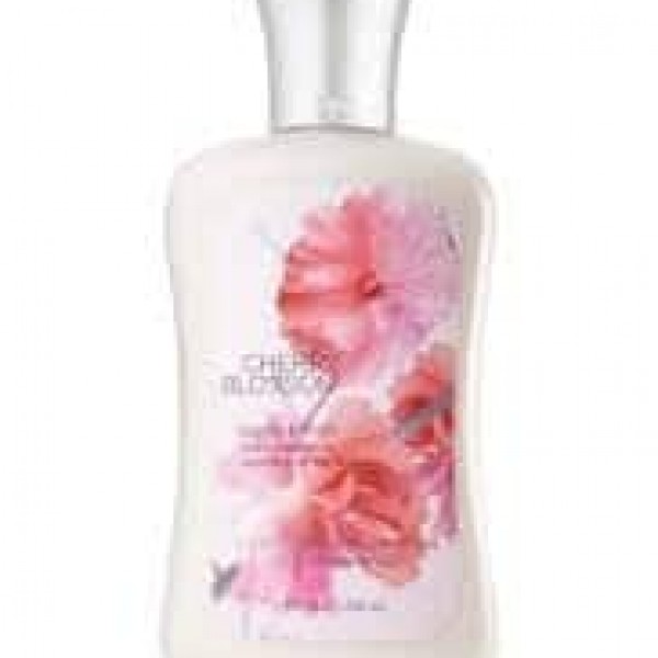 Bath & Body Works Cherry Blossom 8 Oz Body Lotion Latest Packaging
