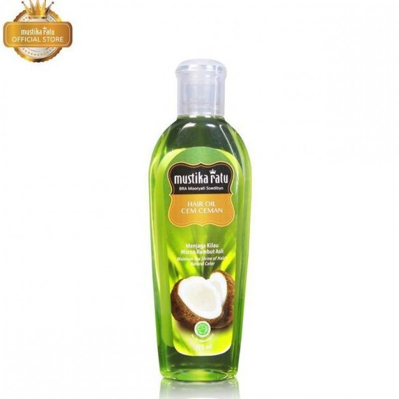ORIGINAL  Hair Oil 175 ML - Mustika Ratu - Coconut Oil - Hair Healty - Beauty