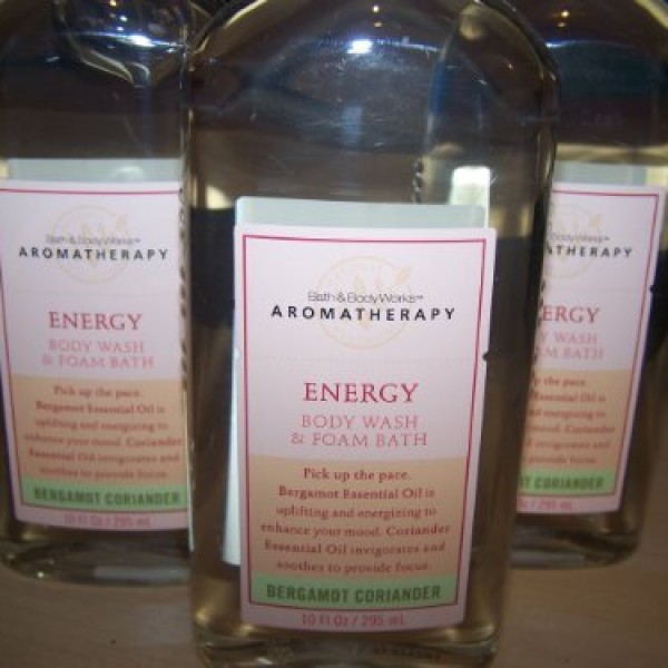 Bath & Body Works Aromatherapy Energy Bergamot Coriander Body Wash & Foam Bath 10 fl oz/ 295 ml