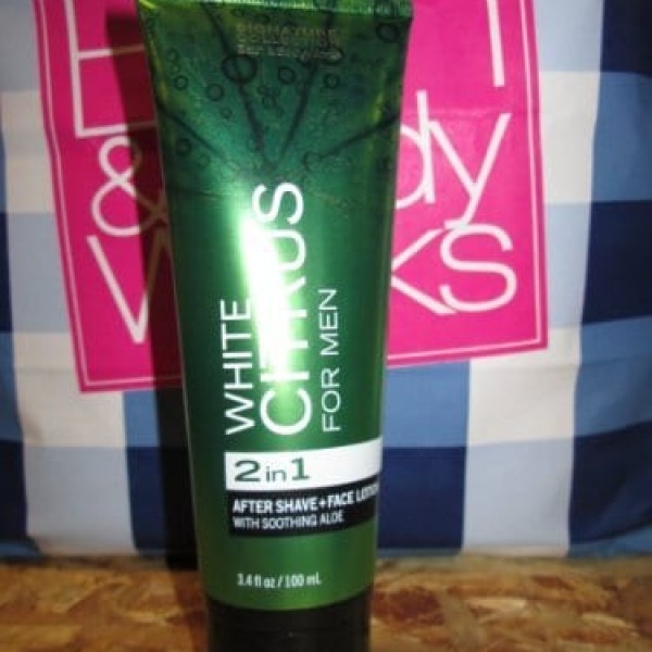 Bath & Body Works New for 2013 White Citrus for Men After Shave and Face Lotion