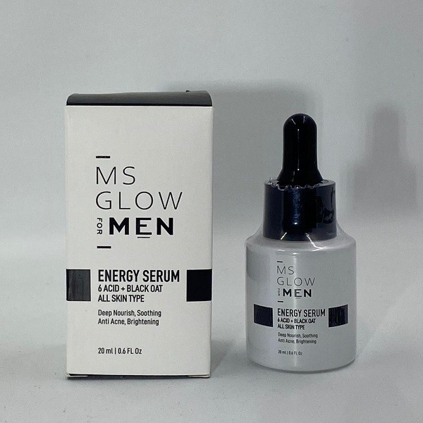 MS GLOW for Men – Instant Power Serum to Moisturize Your Skin