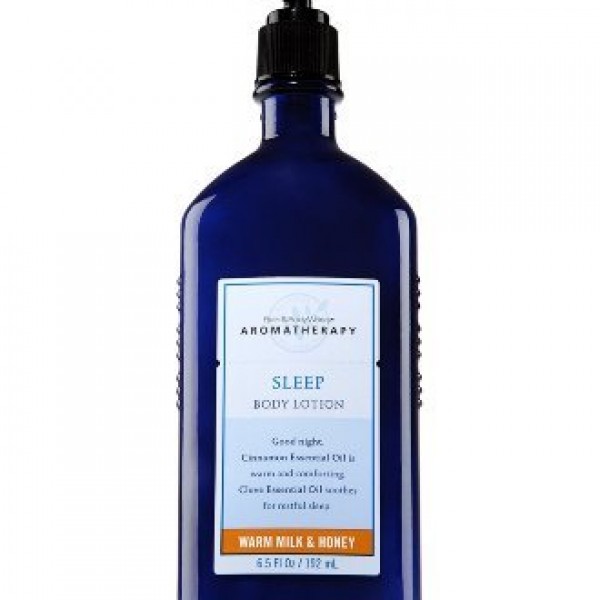 Sleep - Warm Milk & Honey Bath Body Works Aromatherapy BODY LOTION lot of 1 new