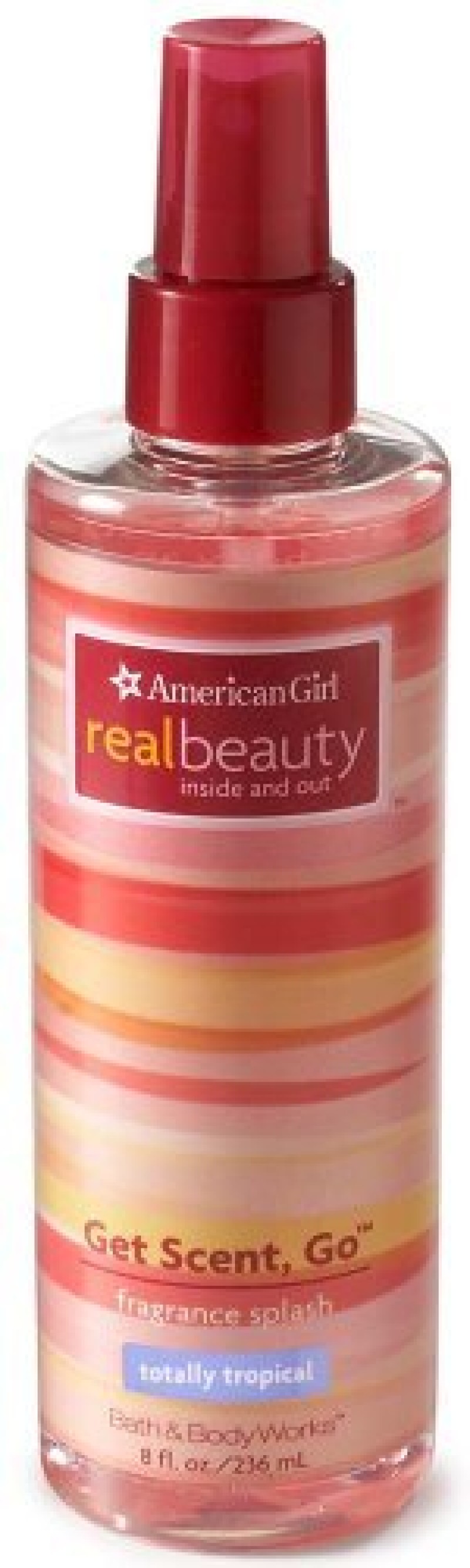 Bath & Body Works American Girl Get Scent, Go Totally Tropical Fragrance Splash 8 fl oz/ 236 ml