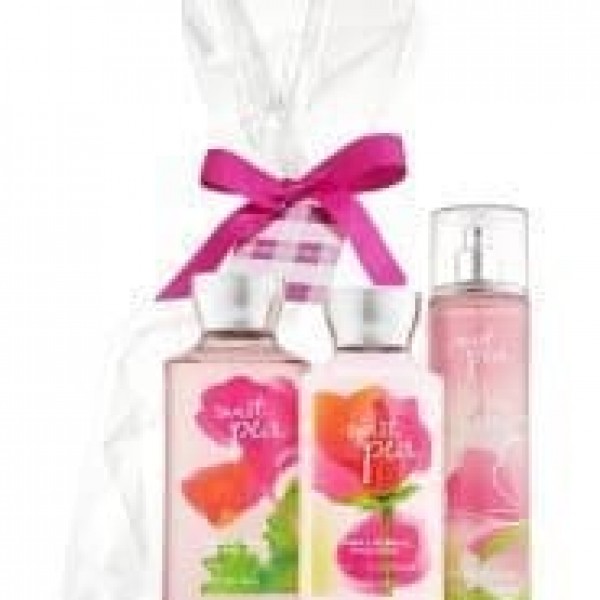 Bath & Body Works"Sweet Pea",Gift Set,Body Lotion,Shower Gel,Fragrance Mist.