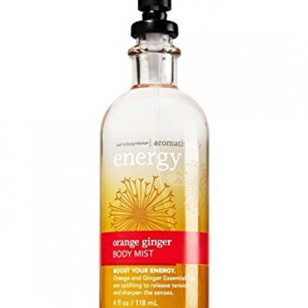 Bath & Body Works Aromatherapy Energy Orange Ginger Body Mist 4 oz/ 118 ml