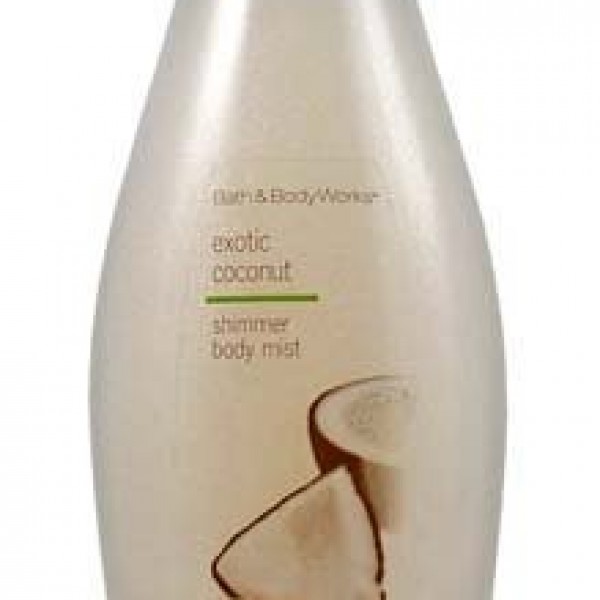 Bath & Body Works Luxuries Exotic Coconut Shimmer Body Mist 4.75 oz