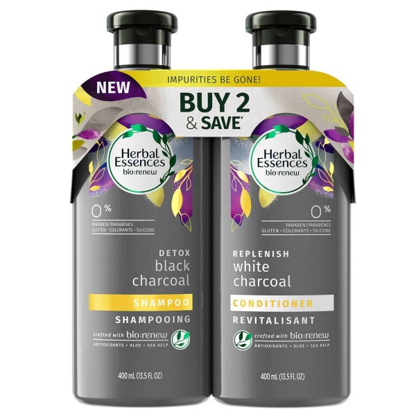 Herbal Essences Bio:Renew Charcoal Shampoo & Conditioner 13.5 fl. oz., 2 pk.
