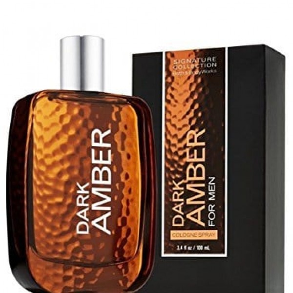 Bath & Body Works Dark Amber for Men Cologne Spray 3.4 fl oz/ 100 ml