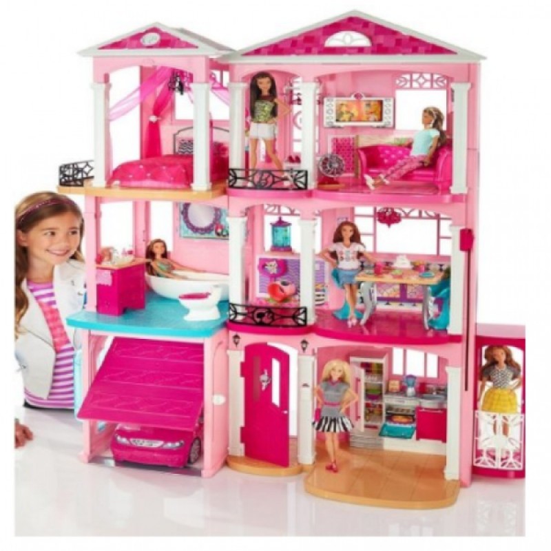 Barbie Dreamhouse 3 floors, 7 rooms and a working elevator