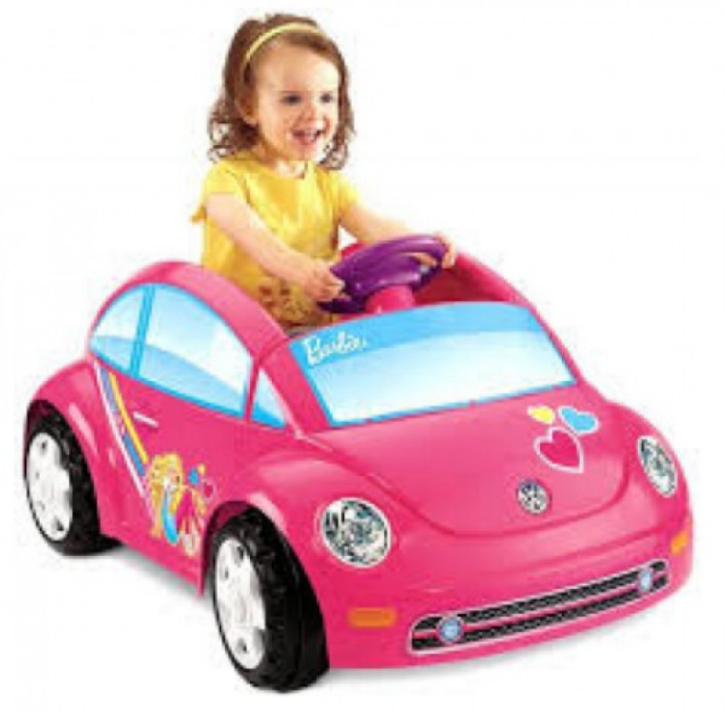 Fisher-Price Power Wheels Barbie Volkswagen New Beetle 6-Volt Ride-On