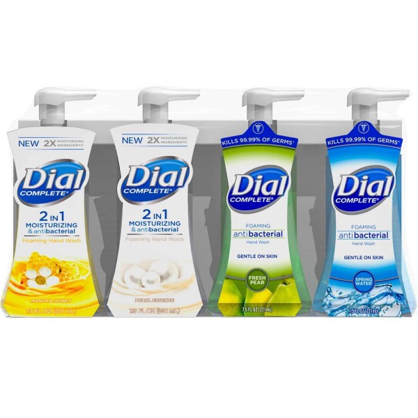 Dial Complete Foaming Hand Wash, Variety Pack 7.5 fl oz/ 221 ml