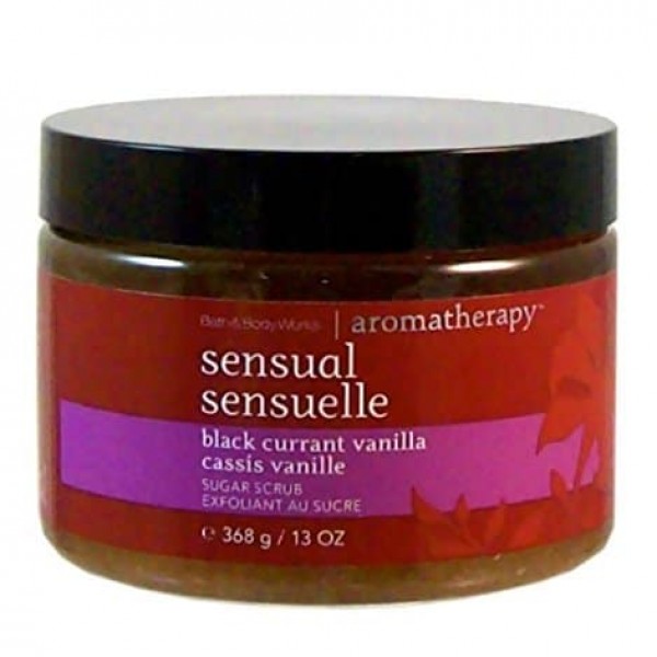 Bath & Body Works Aromatherapy Sensual Black Currant Vanilla Sugar Scrub 13 oz/ 308 g