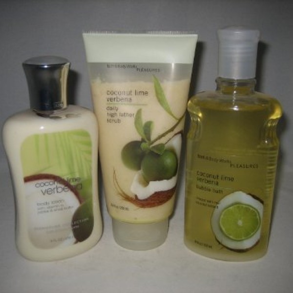 Bath & Body Works Coconut Lime Verbena Set