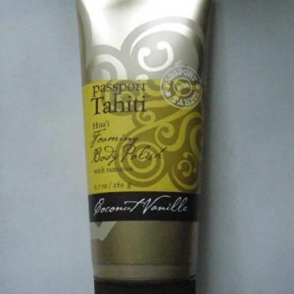 Passport Tahiti Coconut Vanille Vanilla Foaming Body Polish With Tamanoi