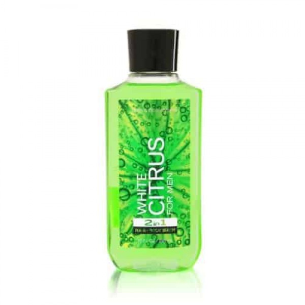 Bath Body Works White Citrus 10.0 oz 2 in 1 Hair Body Wash (10 Ounces)