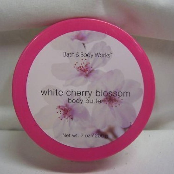 White Cherry Blossom Body Butter 7oz From Bath & Body Works