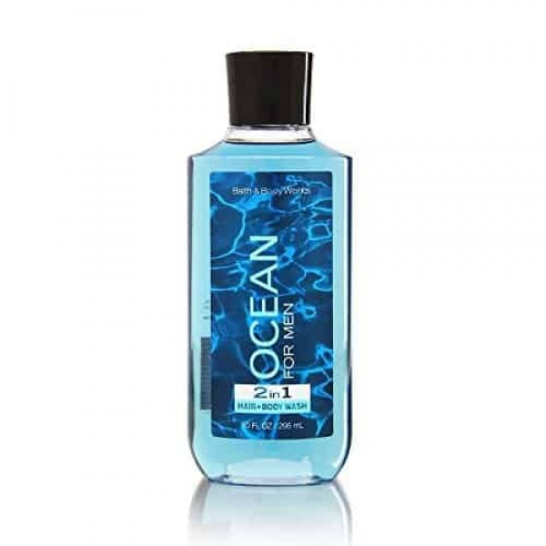 Bath & Body Works Ocean for Men 2 in 1 Hair Body Wash & Shower Gel 10 fl oz/ 295 ml