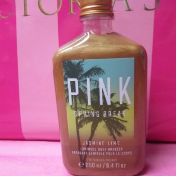 Victoria's Secret Pink Spring Break Luminous Body Bronzer Jasmine Lime 8.4 oz