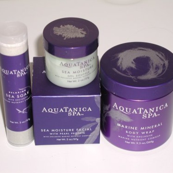Bath & Body Works Aquatanica Spa Gift Set of 4 Products - Marine Mineral Body