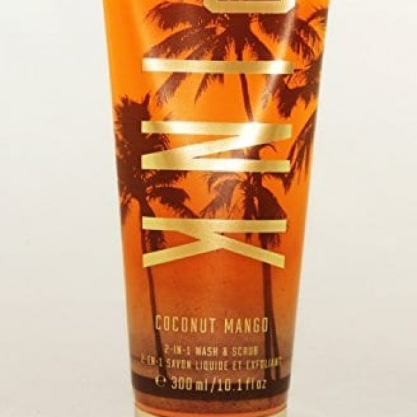 Coconut Mango PINK 2-in-1 Body Wash Scrub Victoria's Secret 10.1 oz