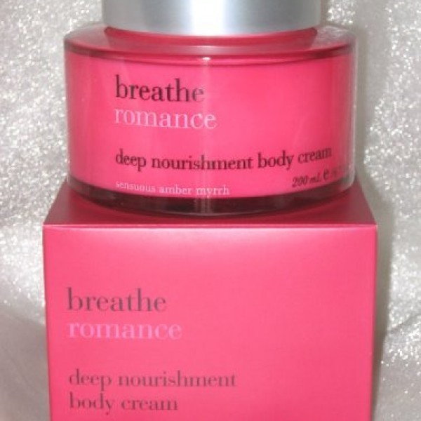 Bath & Body Works Breathe ROMANCE Sensuous Amber Myrrh Deep Nourishment Body
