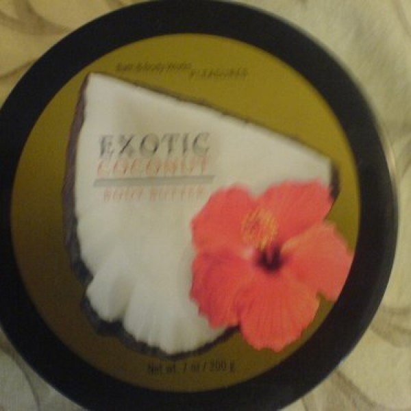 Bath & Body Works Exotic Coconut Pleasures Collection Body Butter 7 oz