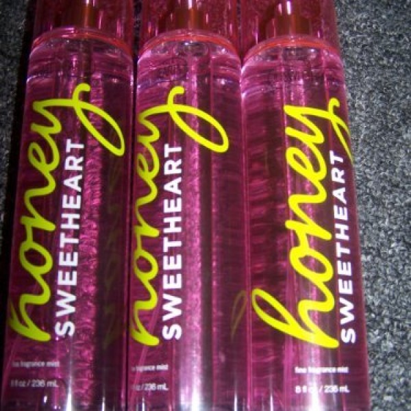 Lot of 3 Bath & Body Works Sweetheart Collection Honey Sweetheart Fine Fragrance