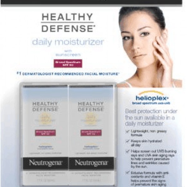 Neutrogena Healthy Defense Daily Moisturizer with Broad Spectrum SPF50 Sunscreen 1.70 fl oz/ 50 ml