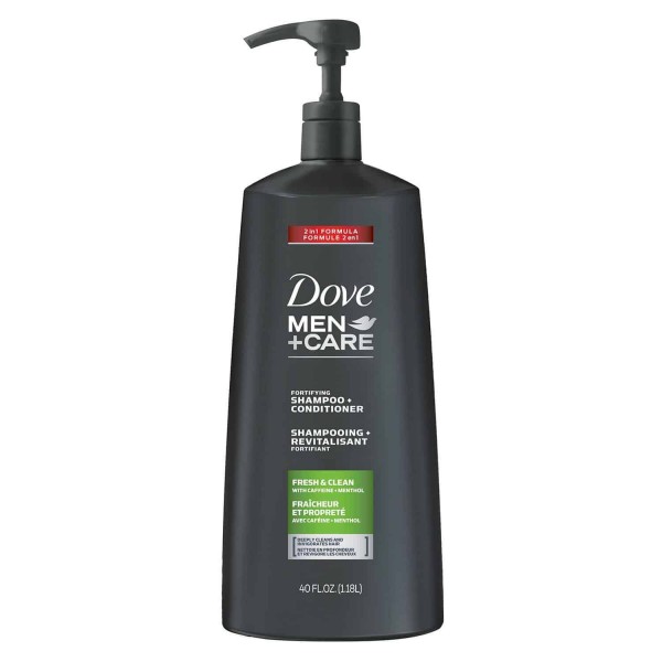 Dove Men Care 2-in-1 Shampoo + Conditioner, Fresh Clean 40 fl. oz