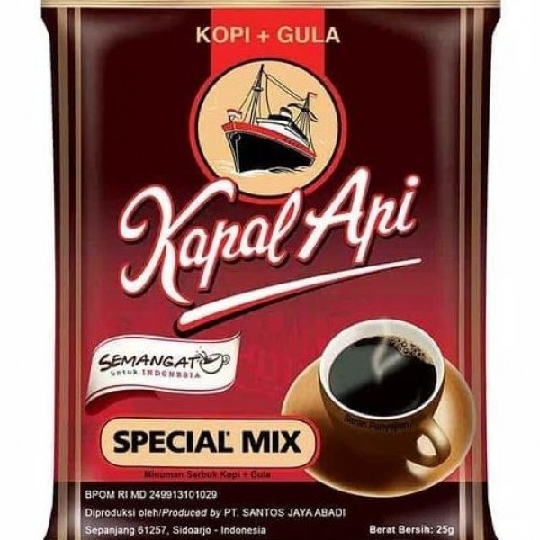 KAPAL API SPECIAL MIX – Indonesian Black Coffee (Instant)
