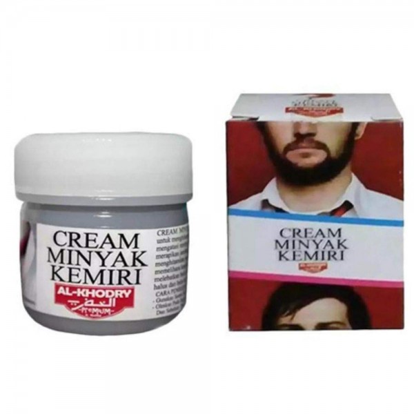 2 packs x Candlenut cream Natural Hair Growth Enhancer - Grow Beard Moustache Sideburns Eyebrows