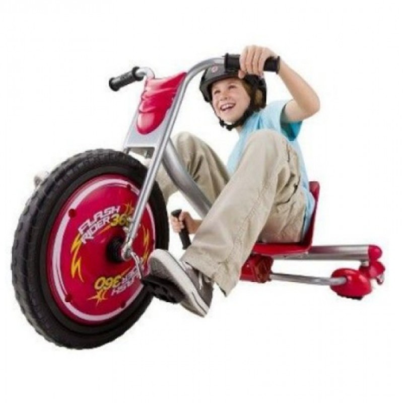 Razor Flash Rider 360 Drifting Trike Ride-On Tricycle - Red