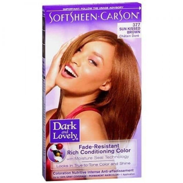 Dark and Lovely Fade-Resistant Rich Conditioning Color Permanent Hair Color, 377