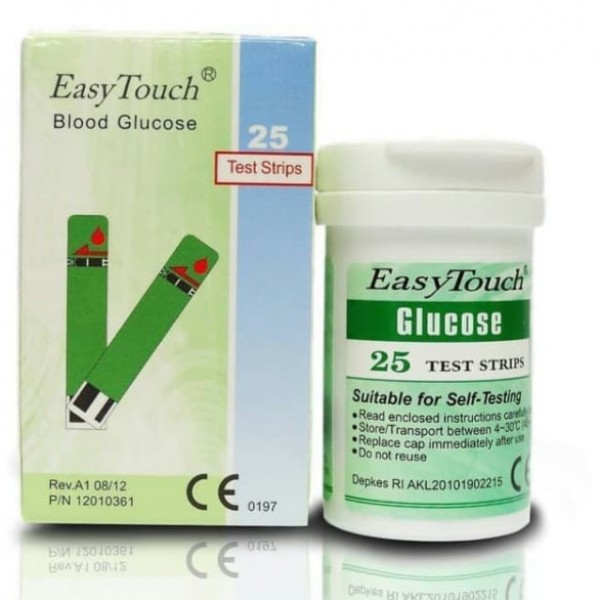 BLOOD SUGAR STICK STRIP EASY TOUCH EASYTOUCH BLOOD GLUCOSE TEST CHECK TEST