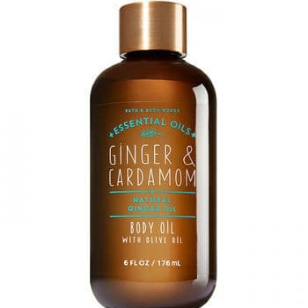 Bath & Body Works Ginger & Cardamom Body Oil With Olive Oil 6 fl oz/ 176 ml