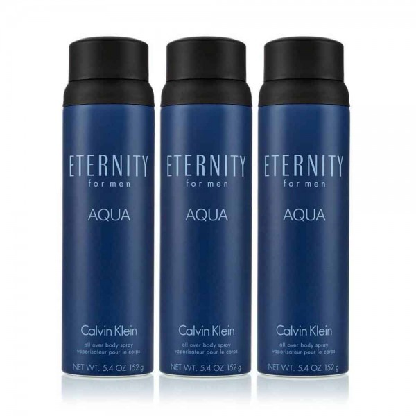 Calvin Klein Eternity Aqua for Men 3 Pack Body Spray 5.4 oz., 3 pk