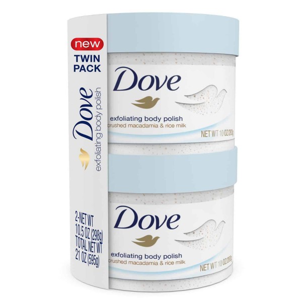 Dove Exfoliating Body Polish 10.5 oz., 2 pack (Choose Your Scent)