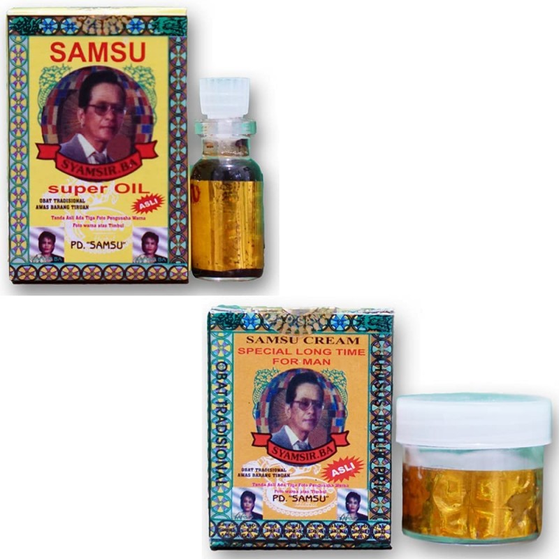 Bundle Pack for Men - Samsu Oil + Samsu Cream + Free Bonus