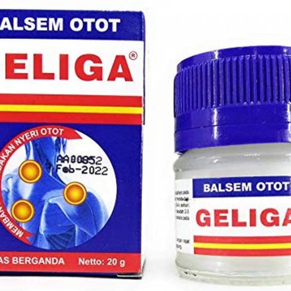 Geliga Muscular Balm Ointment Balsem OTOT 20 Gram - Imported Product