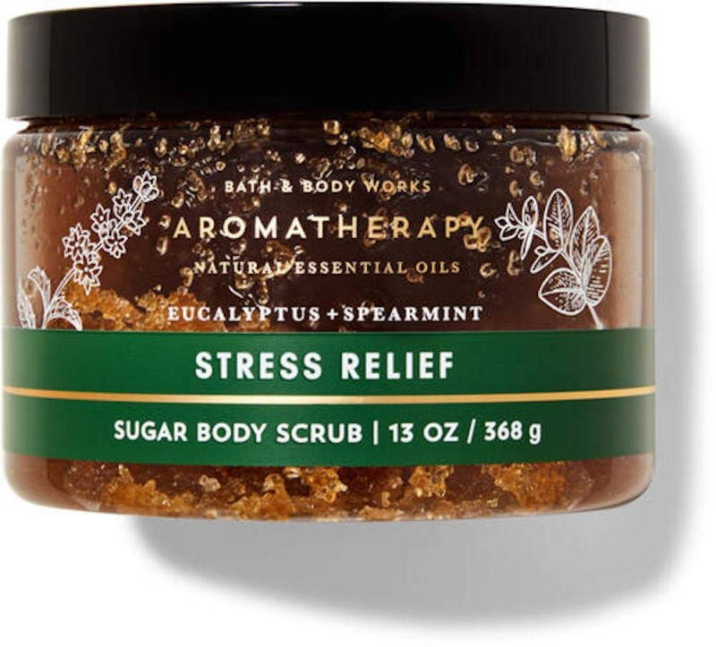 Bath & Body Works Aromatherapy Stress Relief Eucalyptus Spearmint Sugar Scrub 13 oz/ 368 g
