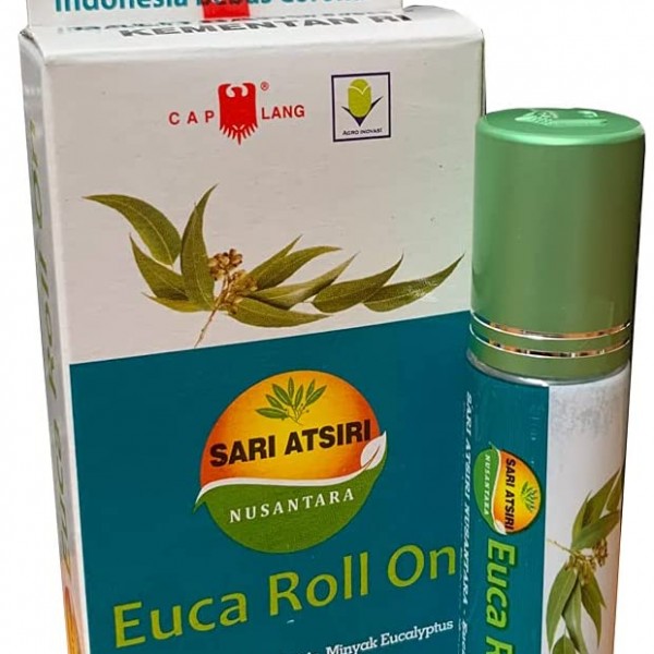 Cap Lang Cajuput Plus Eucalyptus Oil Roll On - Refreshing Aromatherapy, for Uncomfortable Throat, Nasal Congestion and Respiratory Problems