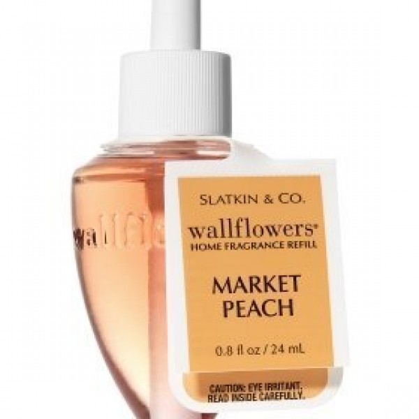 Bath and Body Works Slatkin & Co. Single Wallflowers Refill Market Peach