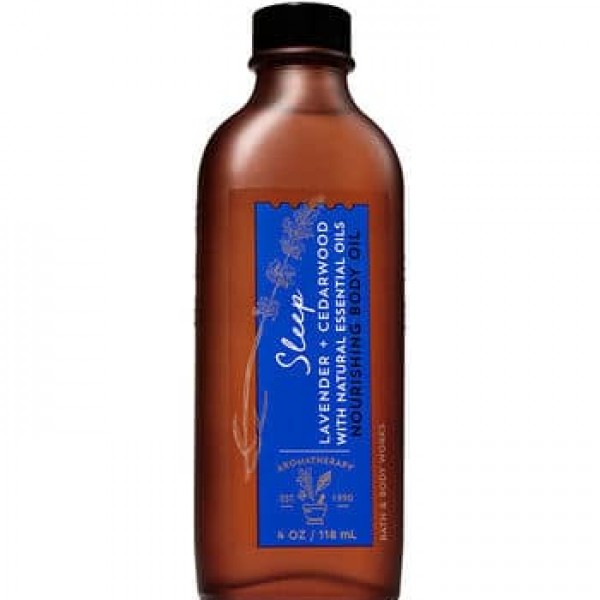 Bath & Body Works Sleep - Lavender & Cedarwood Nourishing Body Oil 4 oz/ 118 ml