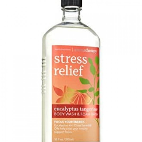 Bath & Body Works Aromatherapy Stress Relief Eucalyptus Tangerine Body Wash 10 fl oz/ 295 ml