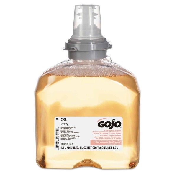Gojo TFX Premium Foam Antibacterial Hand Wash 40.5 fl oz/ 1200 ml