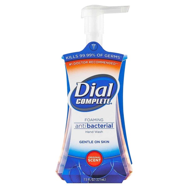 Dial Complete - Antimicrobial Foaming Hand Soap, Original Scent, 7.5oz Pump Bott