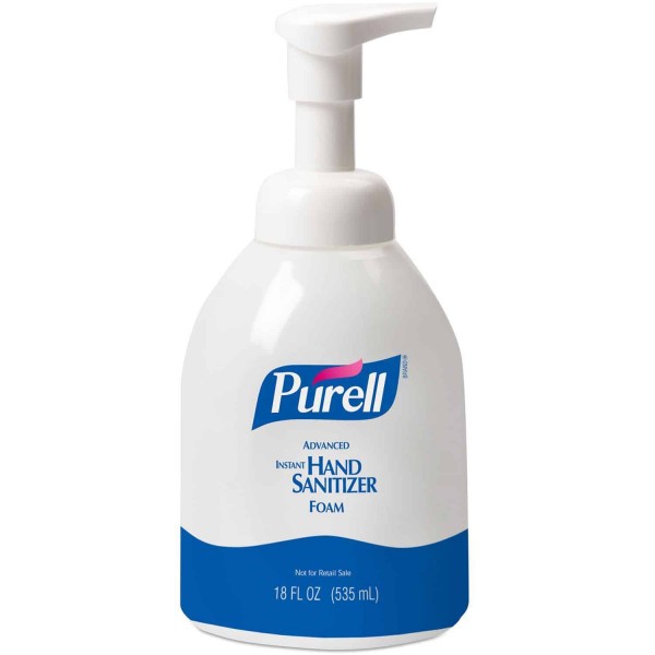 Purell Advanced Non-Aerosol Foaming Hand Sanitizer with Moisturizer Pump Bottle 18 fl oz/ 535 ml